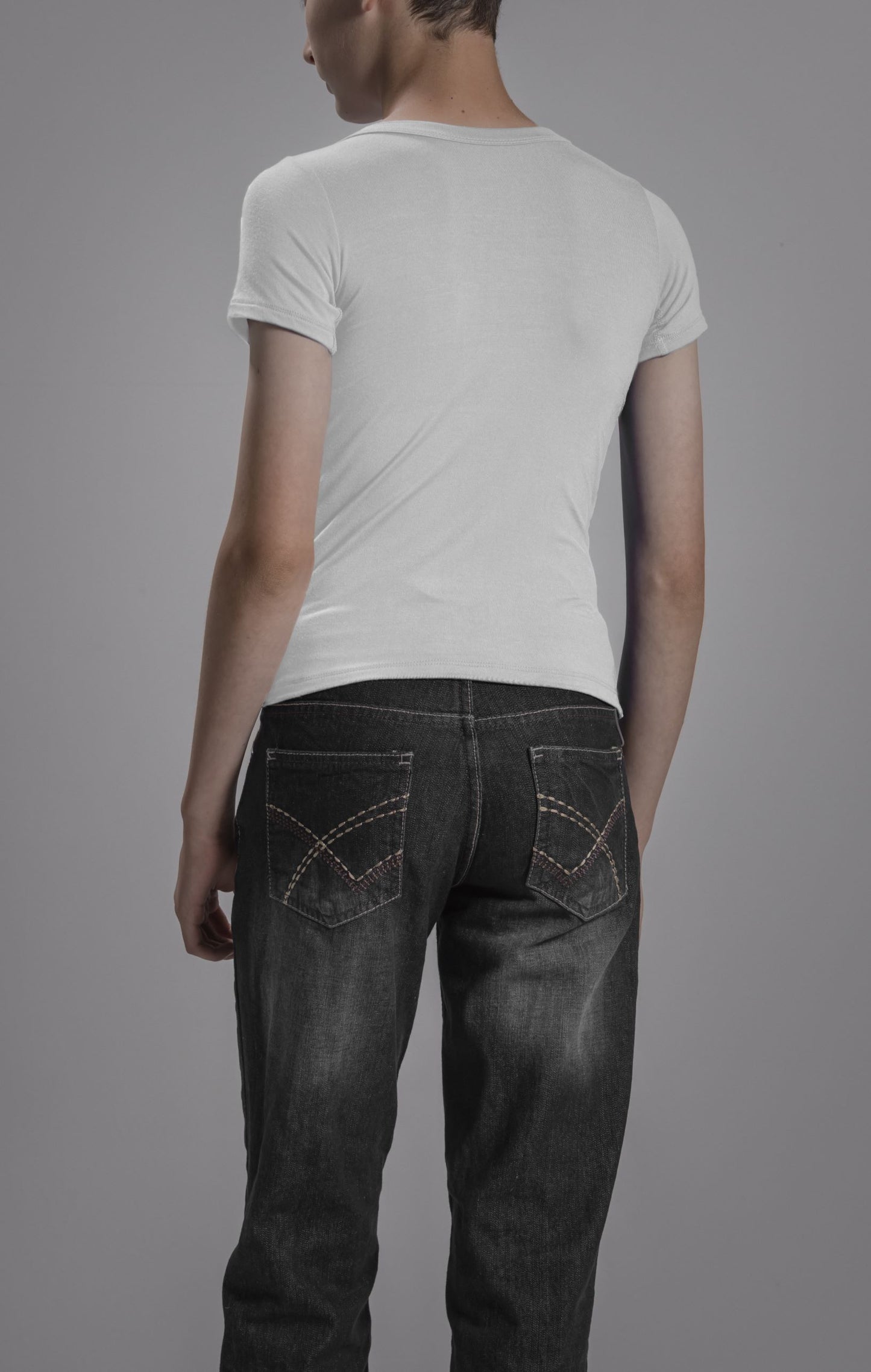 Youth Loungewear Crew Neck Tee with Insulin Pump Pocket