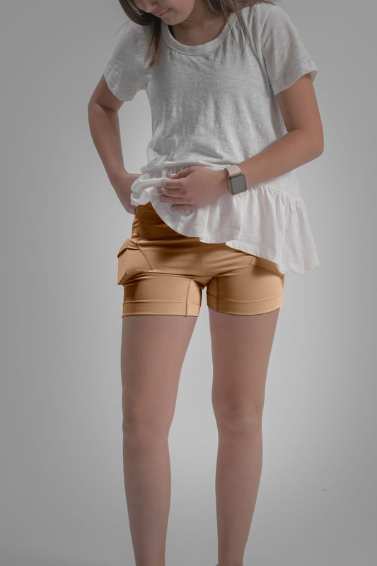 Women's Activewear Boyshort Underwear with Insulin Pump Pockets