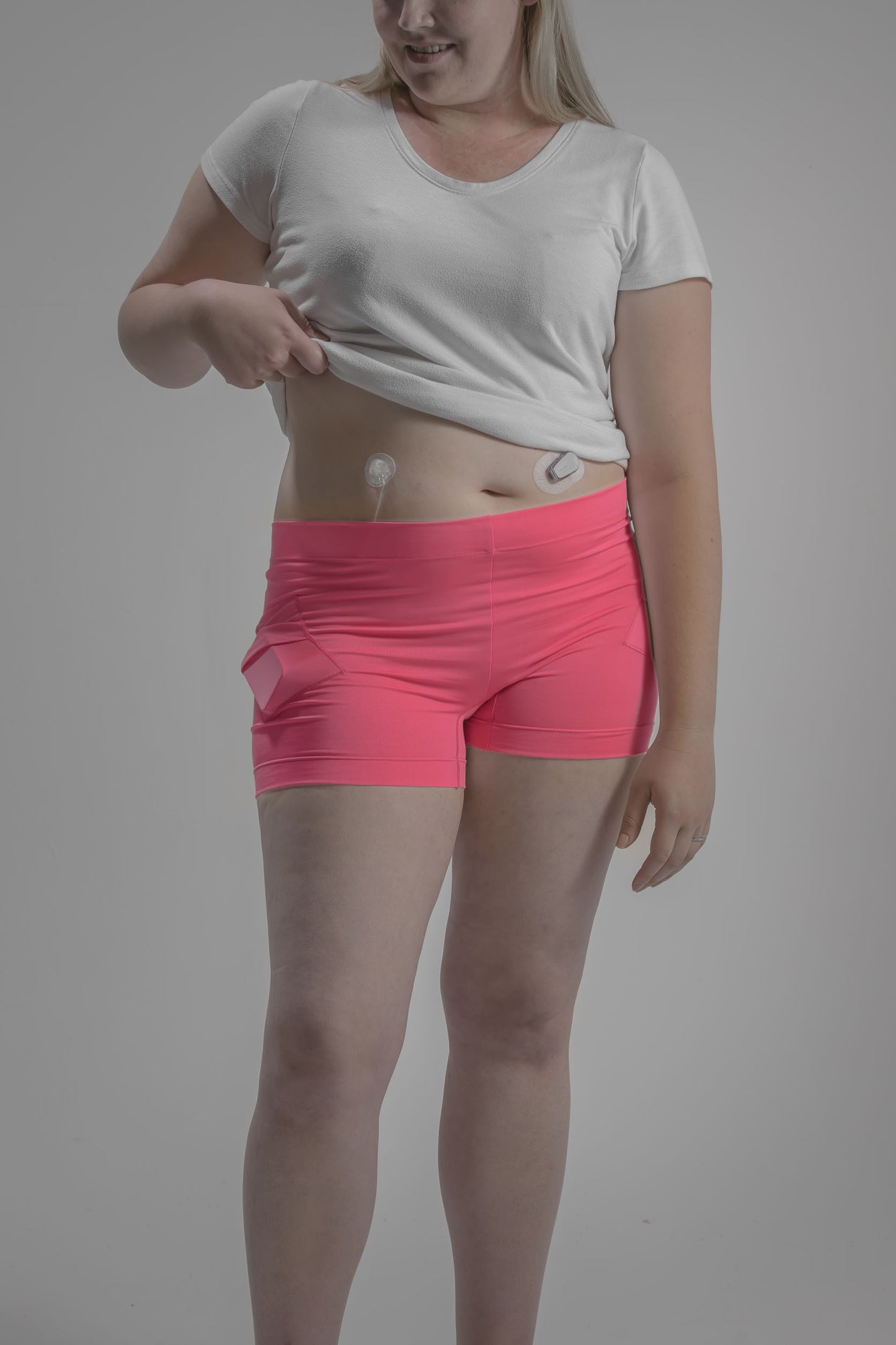 Women's Activewear Boyshort Underwear with Insulin Pump Pockets