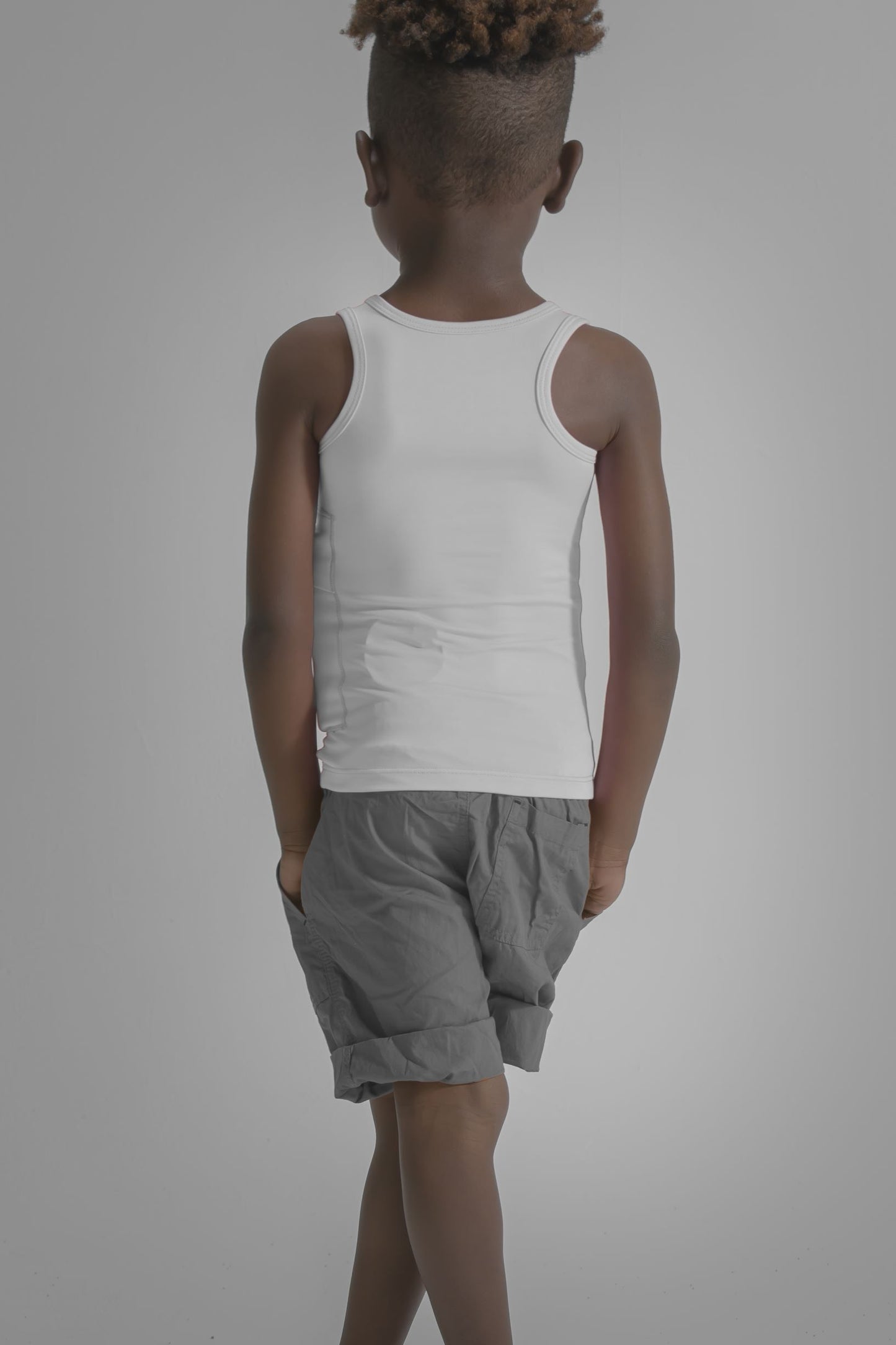 Youth Activewear Scoop Tank with Insulin Pump Pocket and Cell Phone Pocket