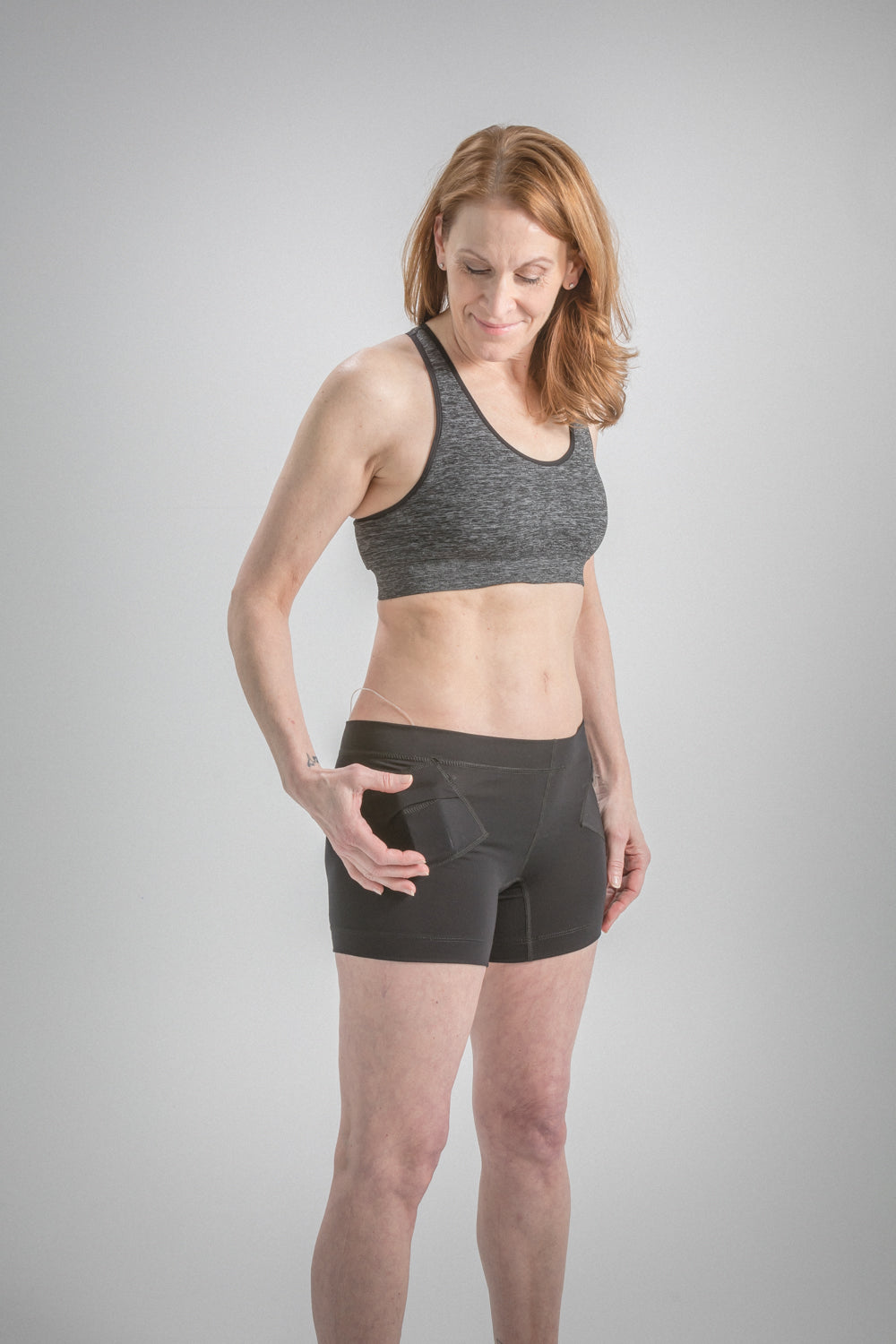 Women's Loungewear Boyshort Underwear with Insulin Pump Pockets