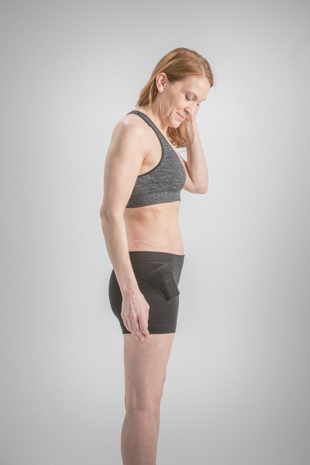 Women's Loungewear Boyshort Underwear with Insulin Pump Pockets