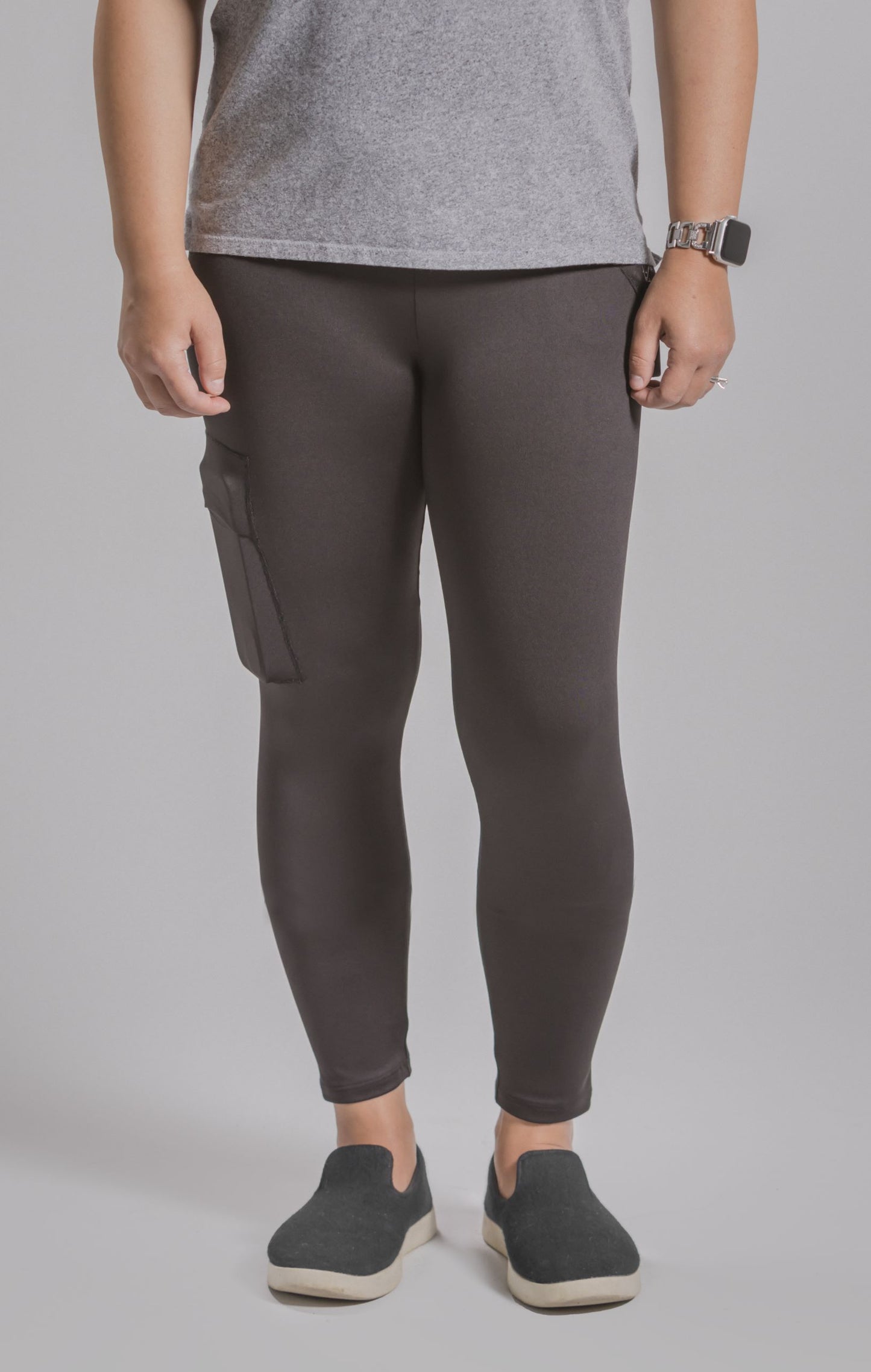 Women's Activewear Leggings with Insulin Pump and Cell Phone Pockets