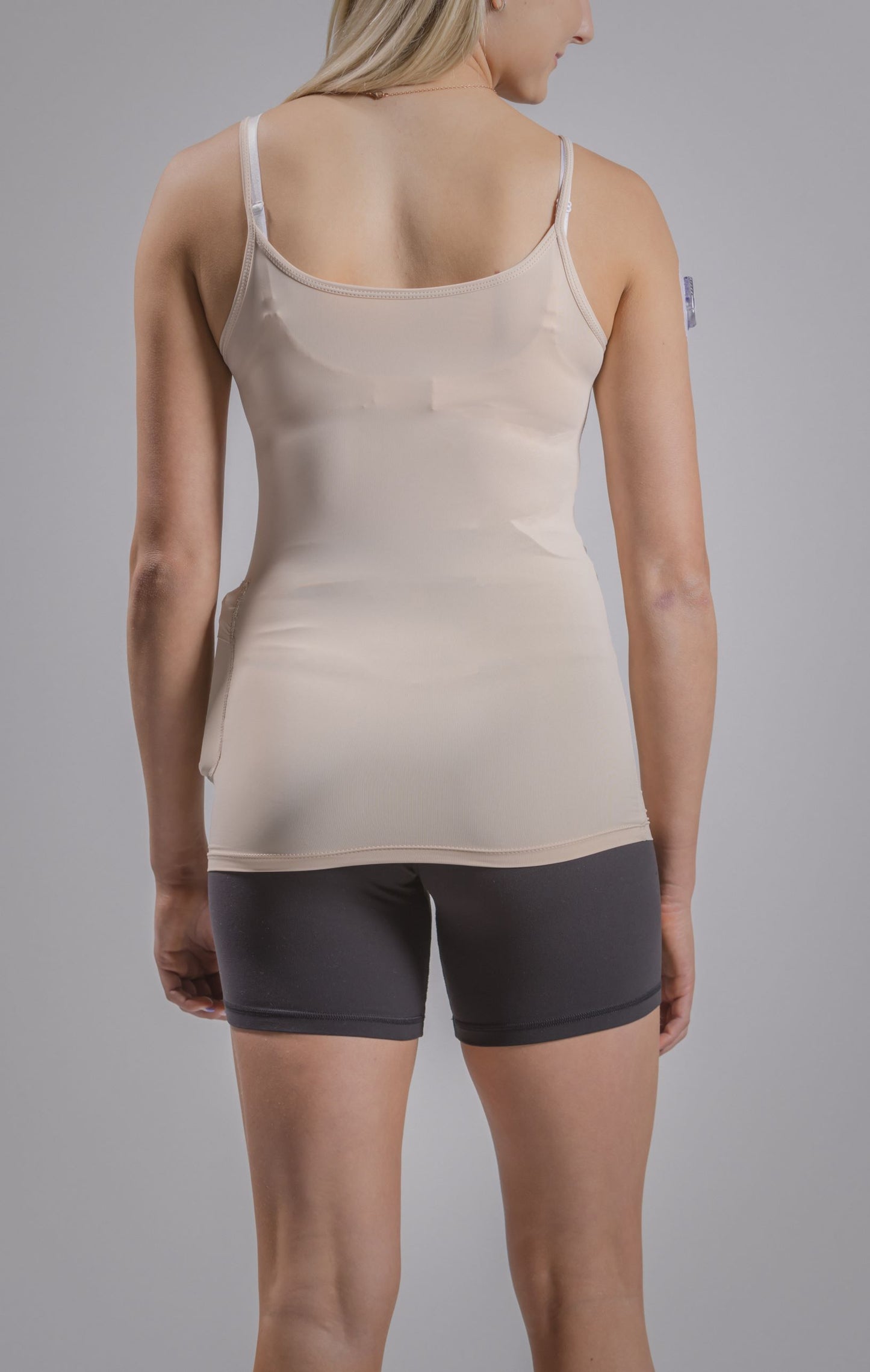 Women's Slip Cami Tank with Insulin Pump and Cell Phone Pocket