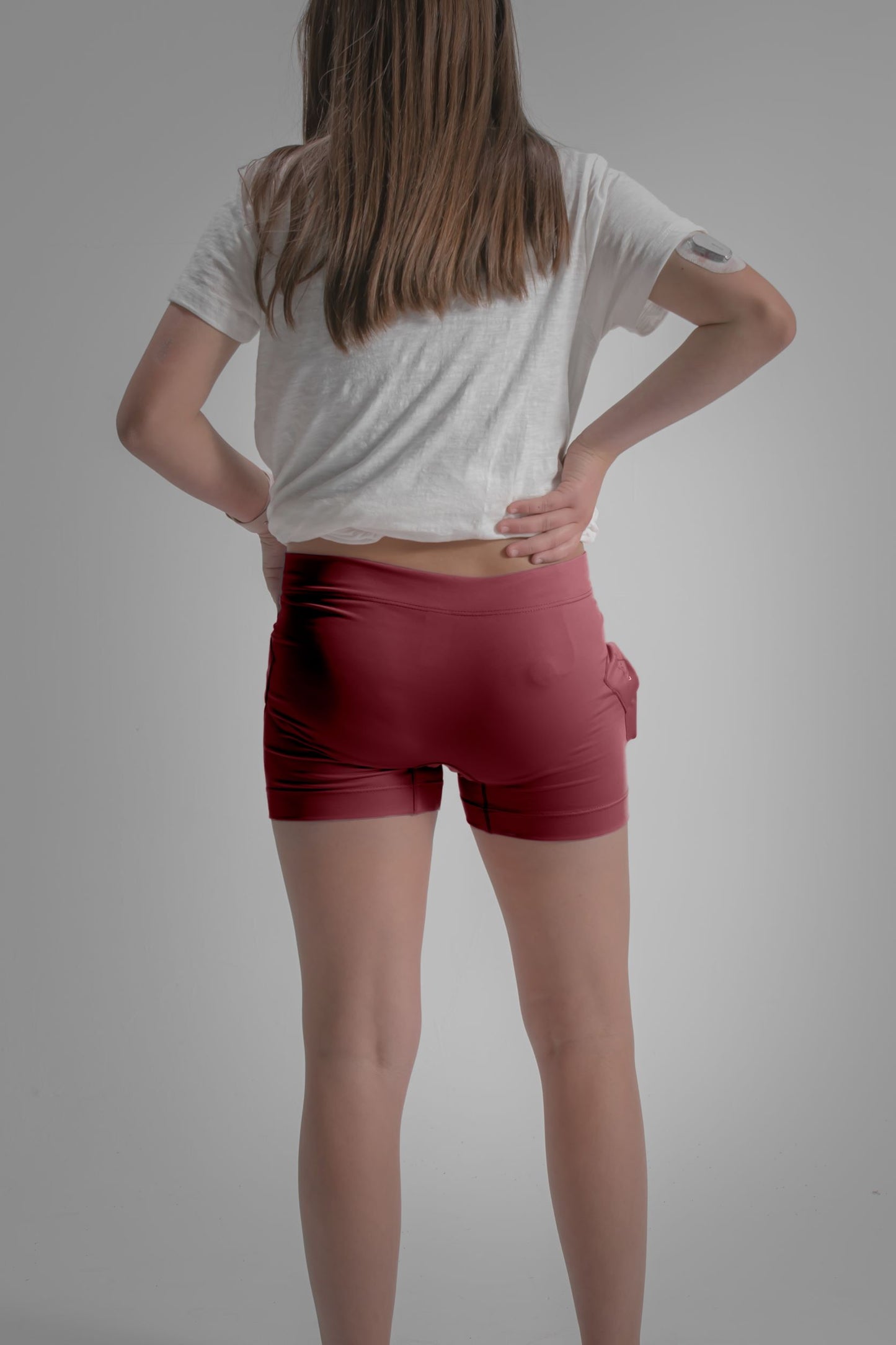 Women's Activewear Boyshort Underwear with Insulin Pump Pockets