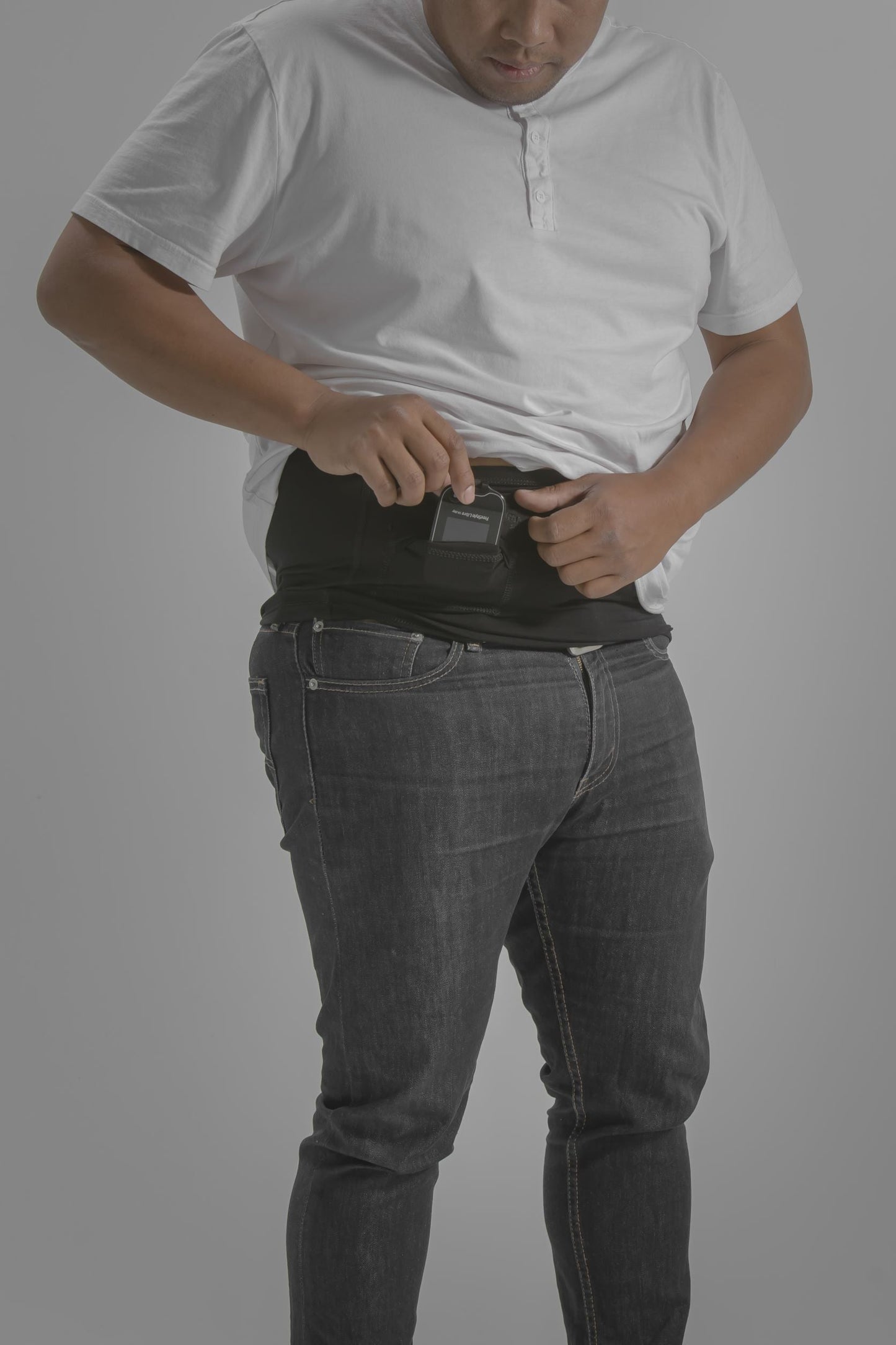 Plus Size Loungewear Band with Insulin Pump Pocket