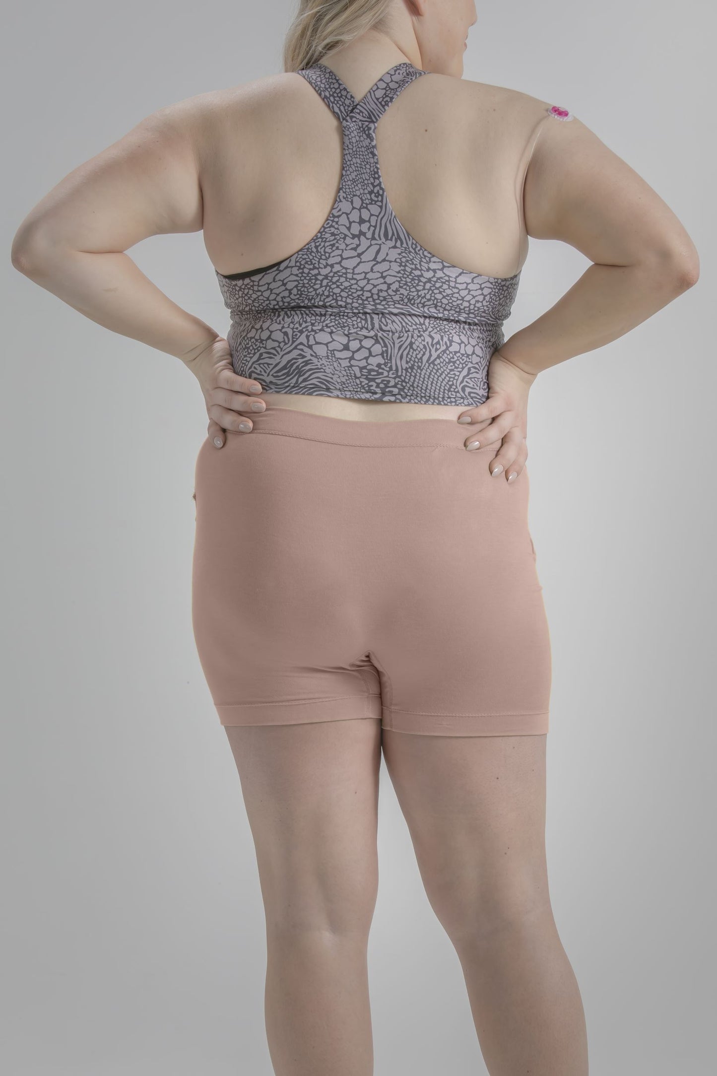 Women's Loungewear Boyshort Underwear with Insulin Pump Pockets