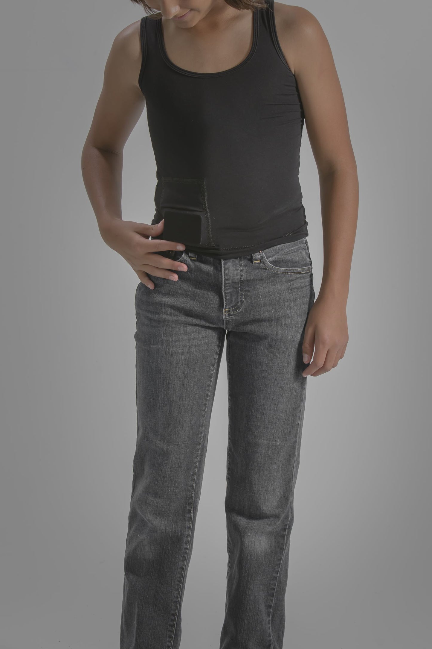 Youth Loungewear Scoop Tank with Insulin Pump Pocket