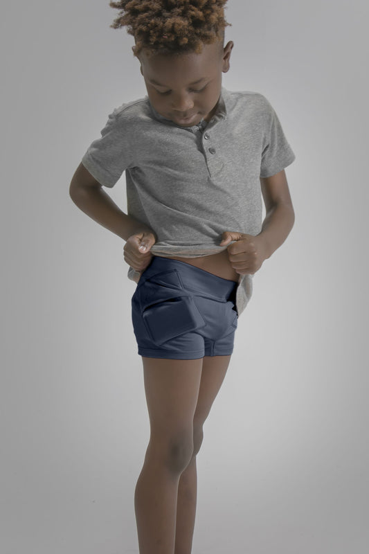 Boy's Activewear Boxer Briefs with Insulin Pump Pockets