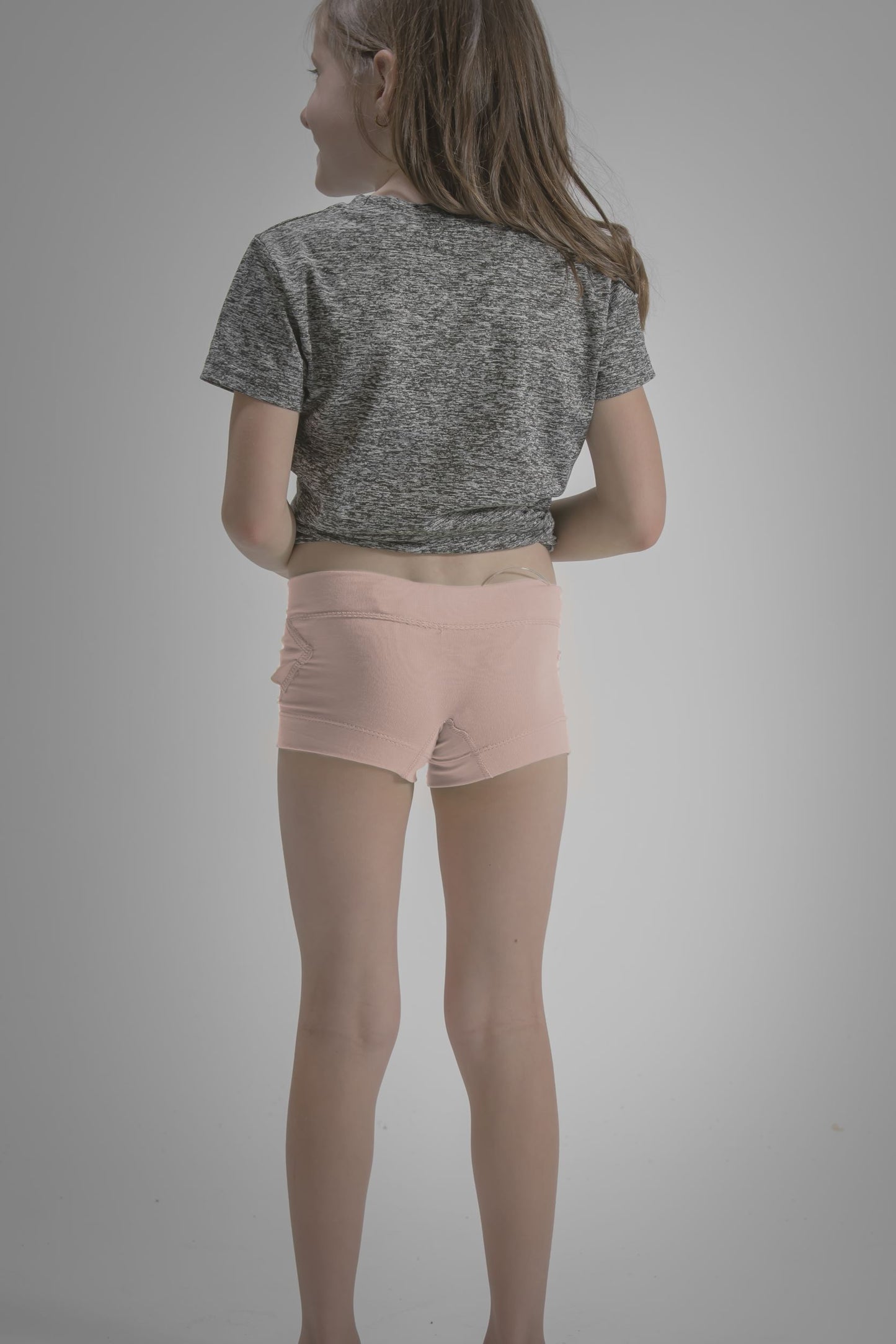 Girl's Loungewear Boyshort Underwear with Insulin Pump Pockets