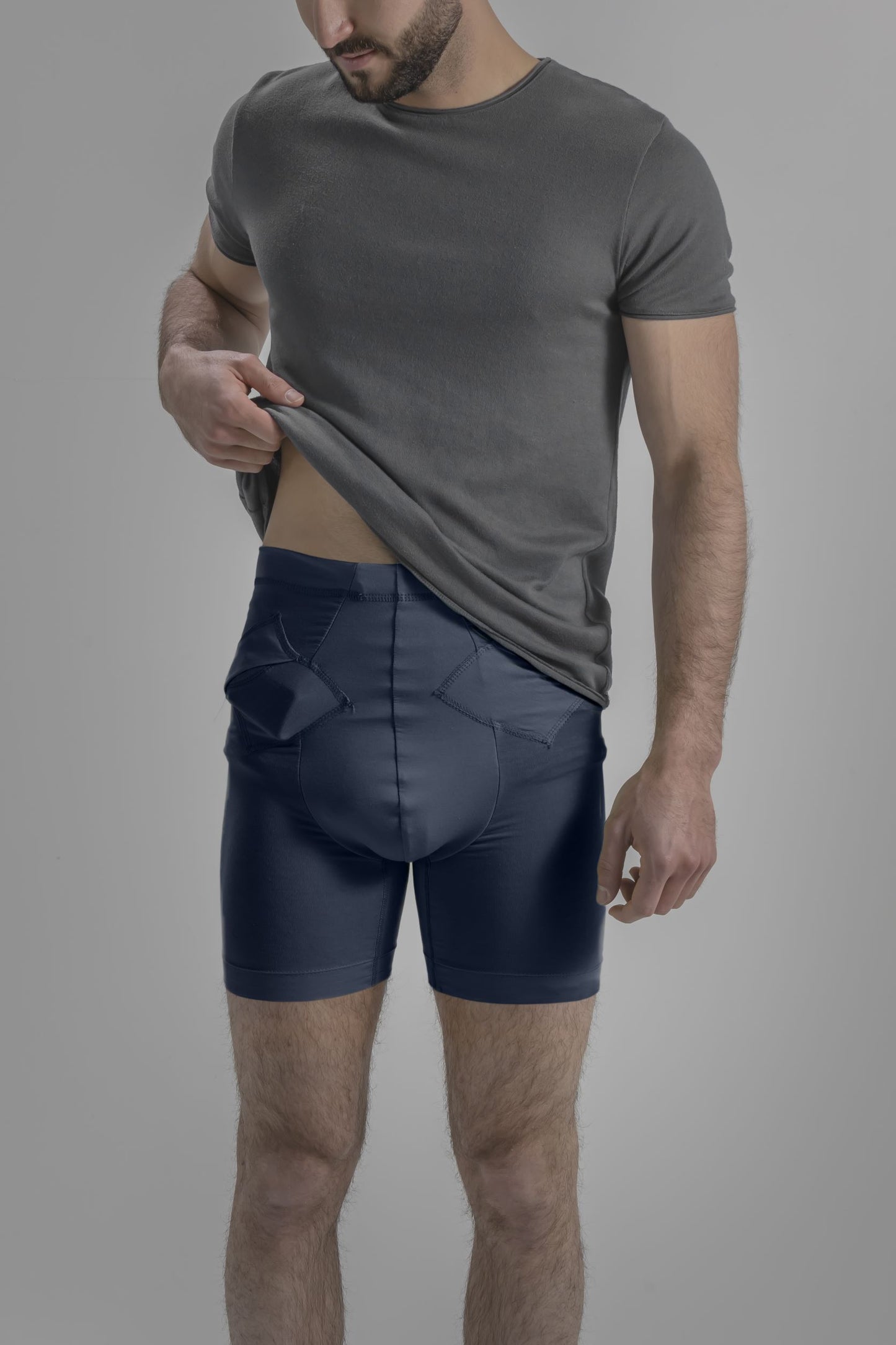 Men's Activewear Boxer Briefs with Insulin Pump Pockets