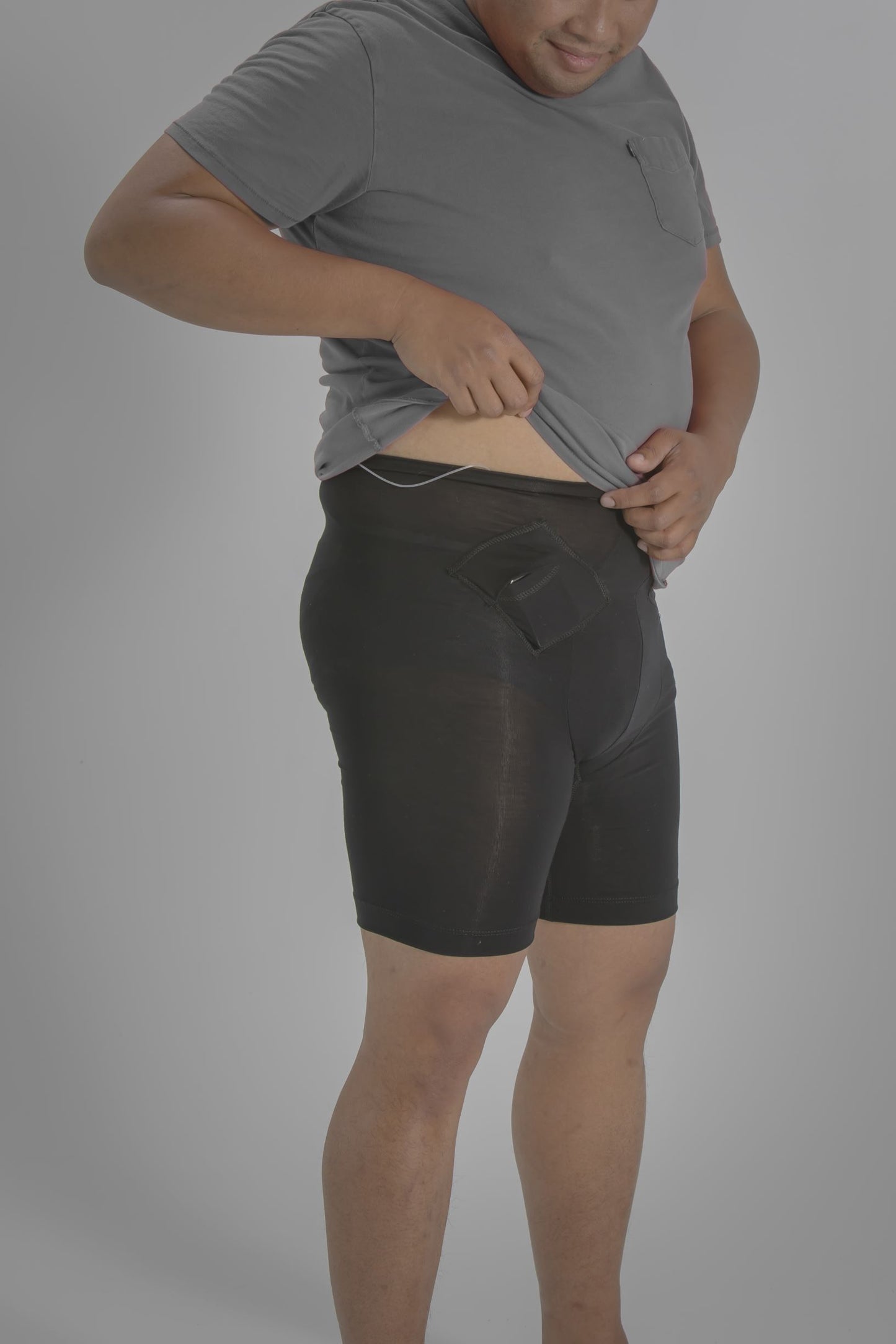 Men's Loungewear Boxer Briefs with Pump Pockets