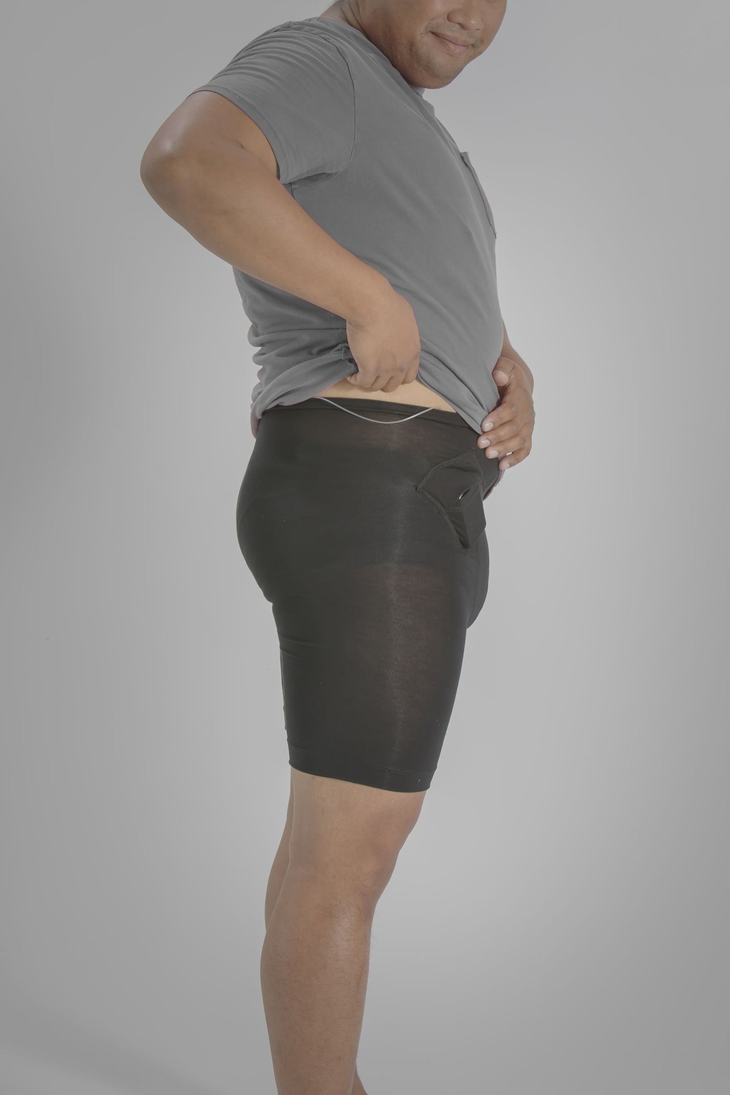 Men's Loungewear Boxer Briefs with Pump Pockets