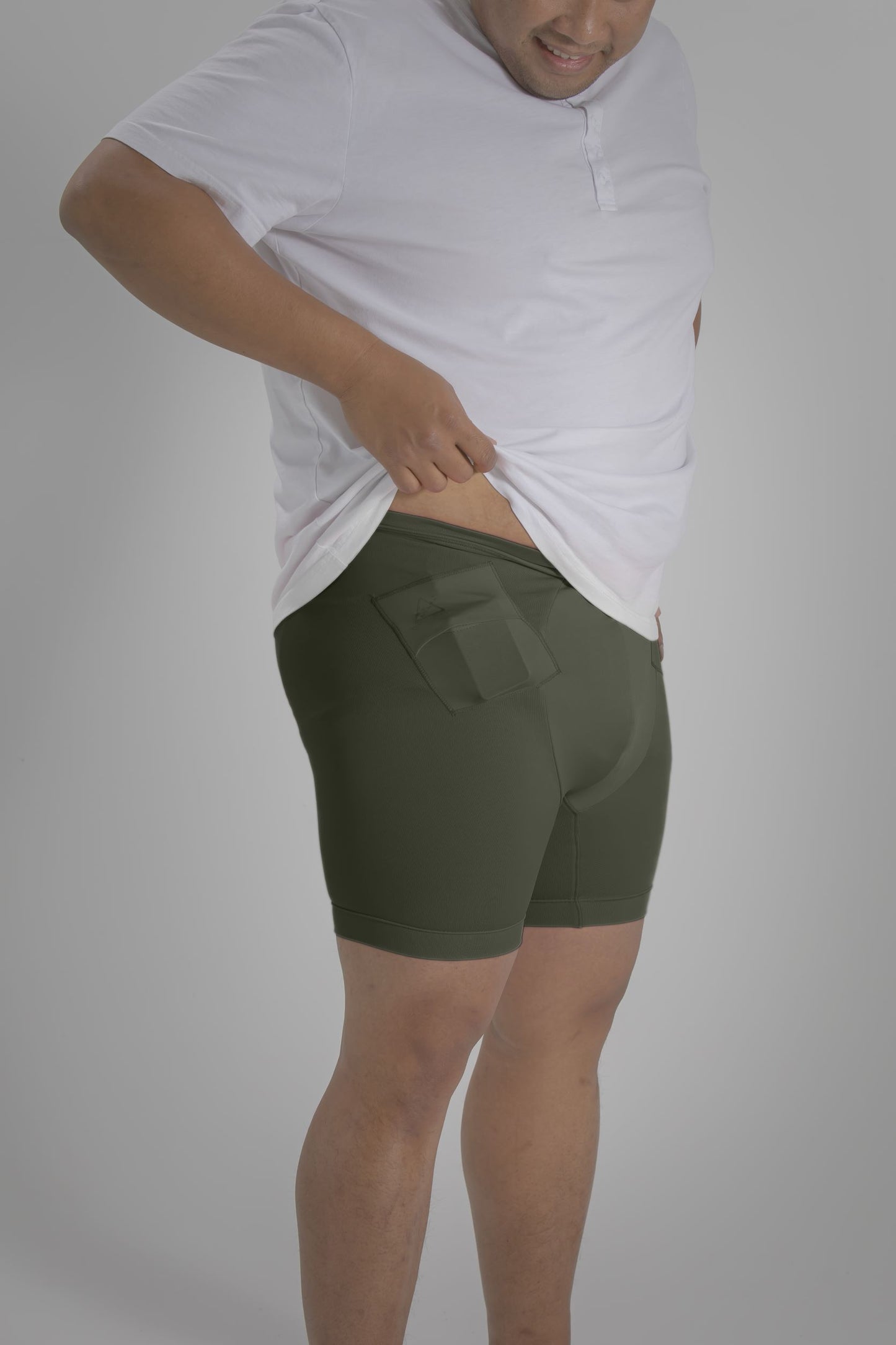 Men's Activewear Boxer Briefs with Insulin Pump Pockets