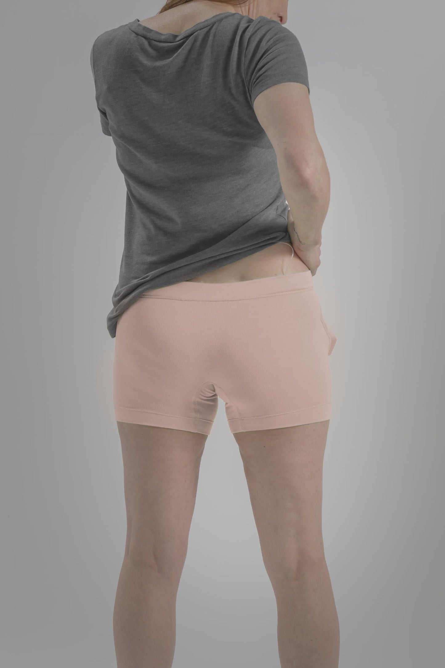 Women's Loungewear Boyshort Underwear with Insulin Pump Pockets
