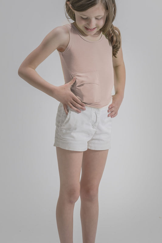 Youth Loungewear Scoop Tank with Insulin Pump Pocket