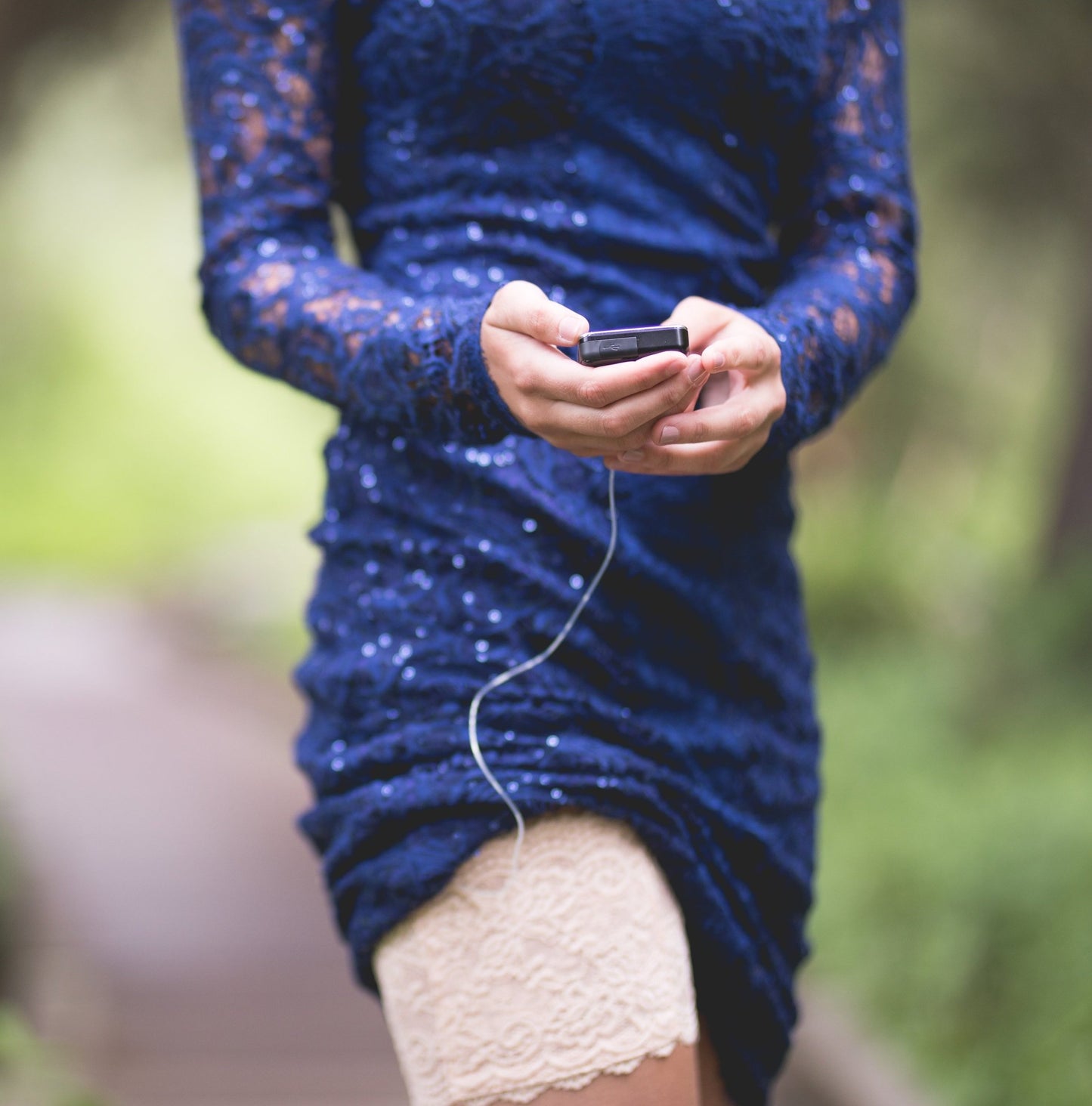 Insulin Pump Pocket Stretch Lace Garter